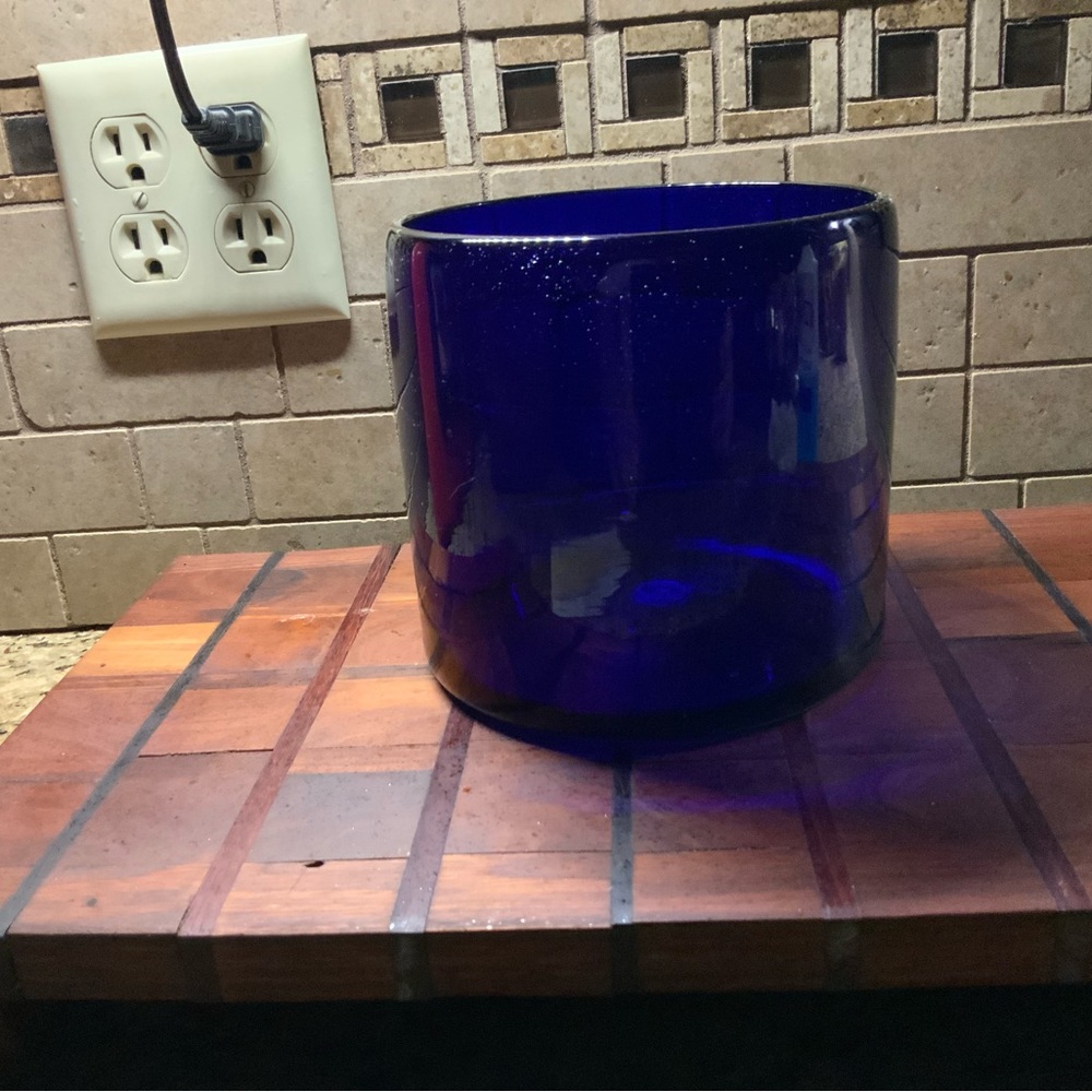 Blown glass vase